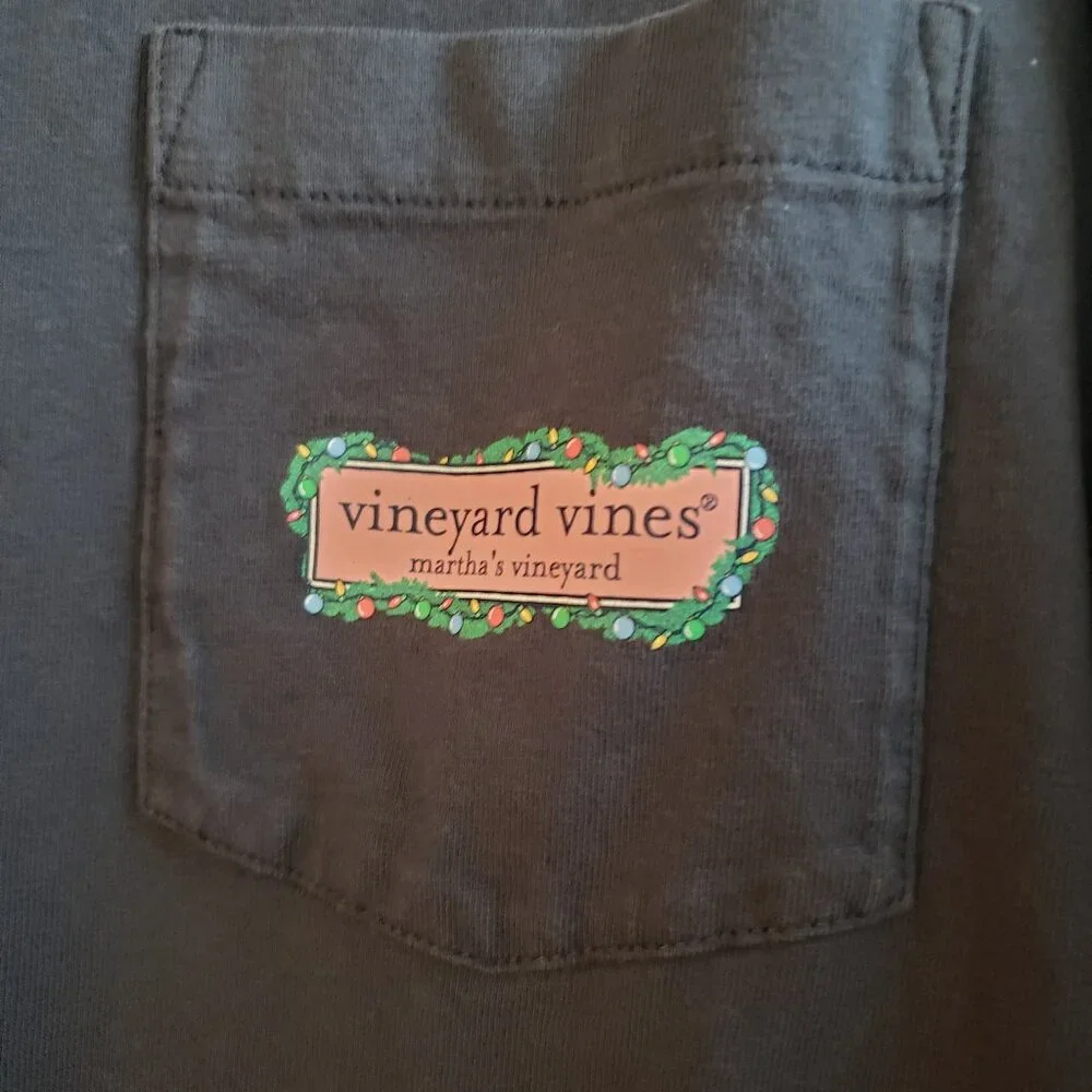 EUC Men's Vineyard Vines Christmas shirt size Large - Picture 4 of 7